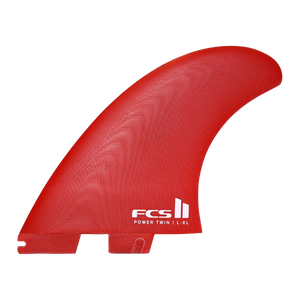 FCS II Harley Ingleby Pg Twin Fin Set-Red-Large/X-Large