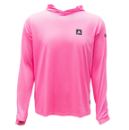 Armstrong x REAL UPF Hooded Sun Shirt-Signal Pink