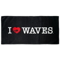 Slowtide x REAL I Love Waves Quick-Dry Towel-Black