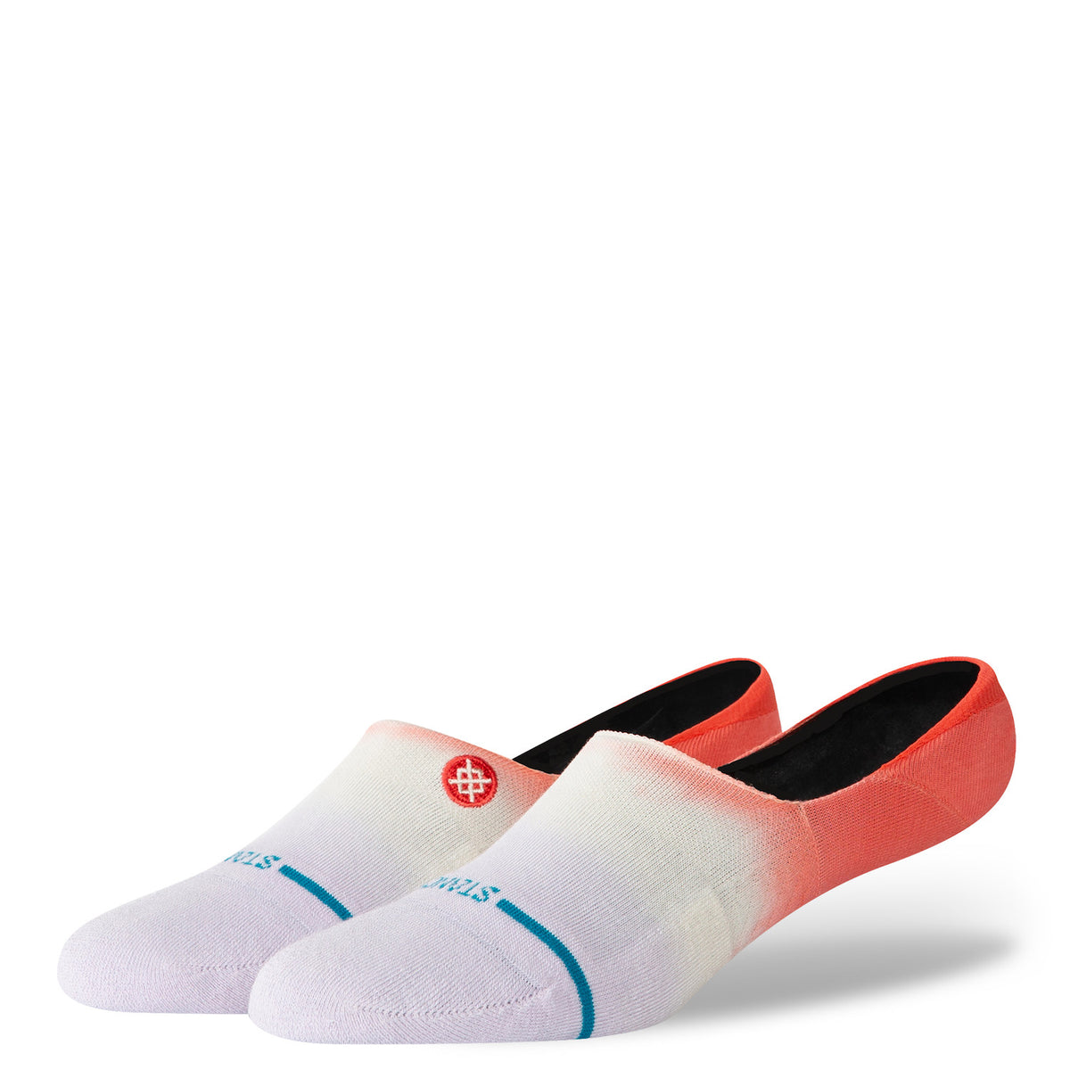 Stance Double Dip No Socks-Coral