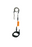 Kaohi Inviz Hybrid Ankle Leash-Orange-3.5' + 20" x 7mm