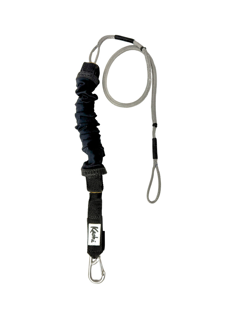 Kaohi INVIZ + Coil Cover Parawing Carabiner Leash-3.5'+30" x 7mm