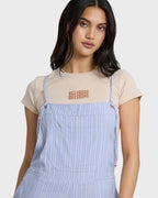 Billabong Wild Pursuit Overall Romper-Twilight Blue