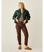 Carve Designs Rhea Boucle Trucker Jacket-Pine