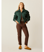 Carve Designs Rhea Boucle Trucker Jacket-Pine