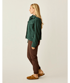 Carve Designs Rhea Boucle Trucker Jacket-Pine