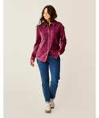Carve Designs Hudson Stretch Cord Shacket-Nirvana