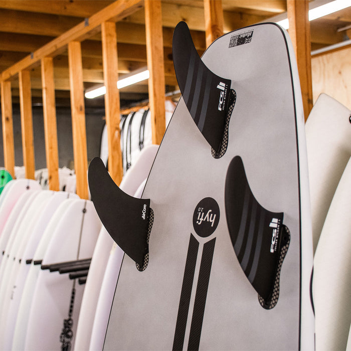 FCS II JW PC Tri Fin Set-Black/Black