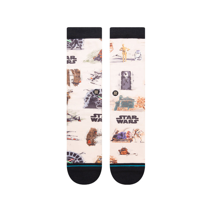 Stance ROTJ Socks-Sand