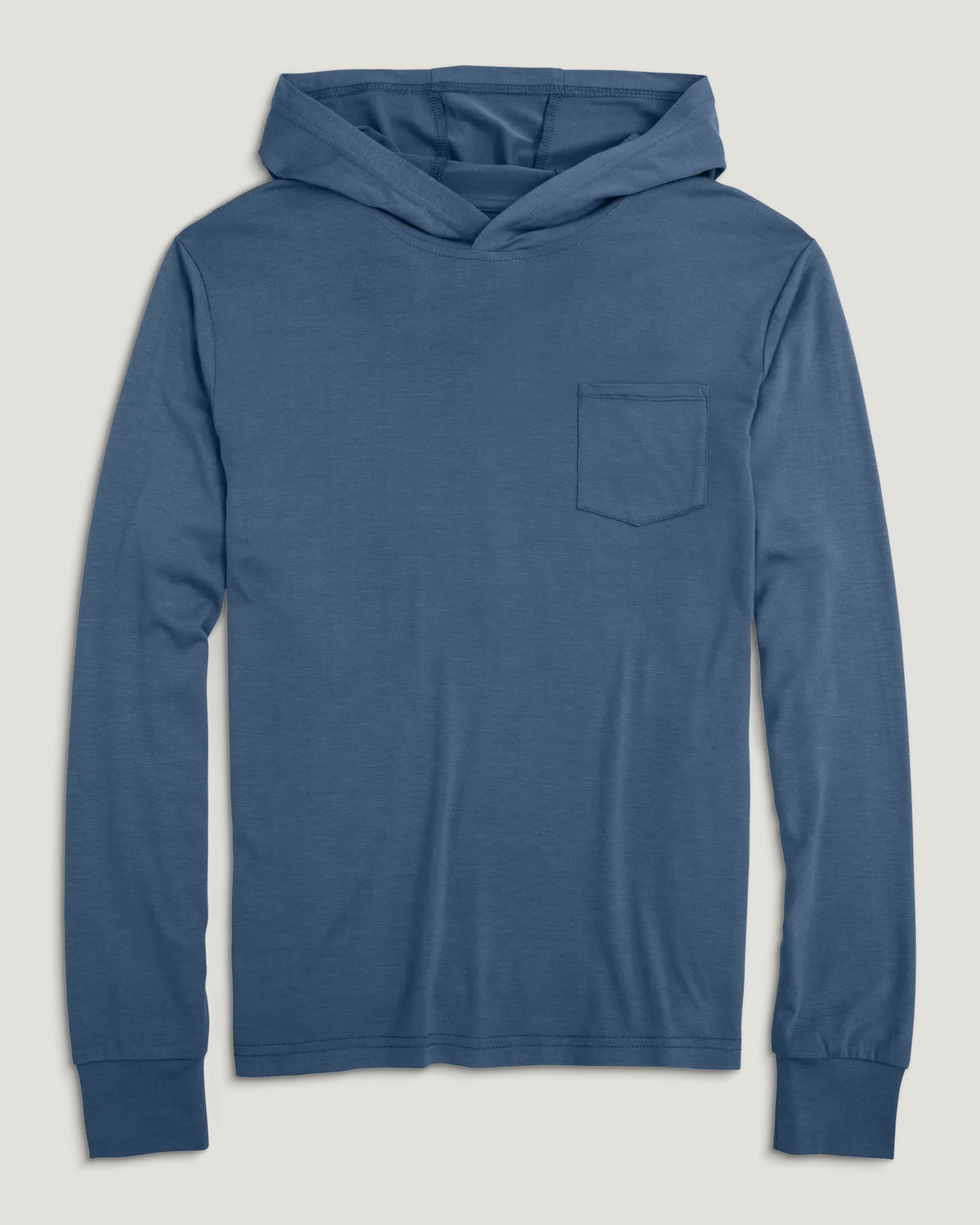 Free Fly Boys Bamboo Shade Hooded Sun Shirt-Pacific Blue