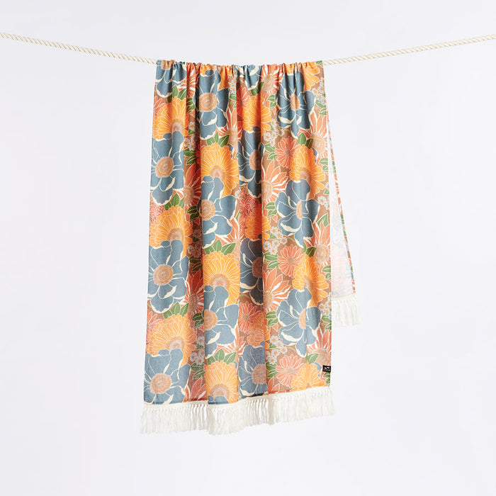 Slowtide Keelee Turkish Towel-Brown