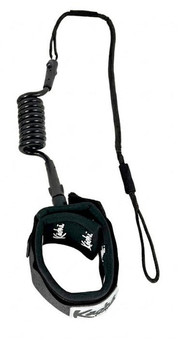 Kaohi Inviz Hybrid Calf Leash-Black-3.5' + 20" x 7mm