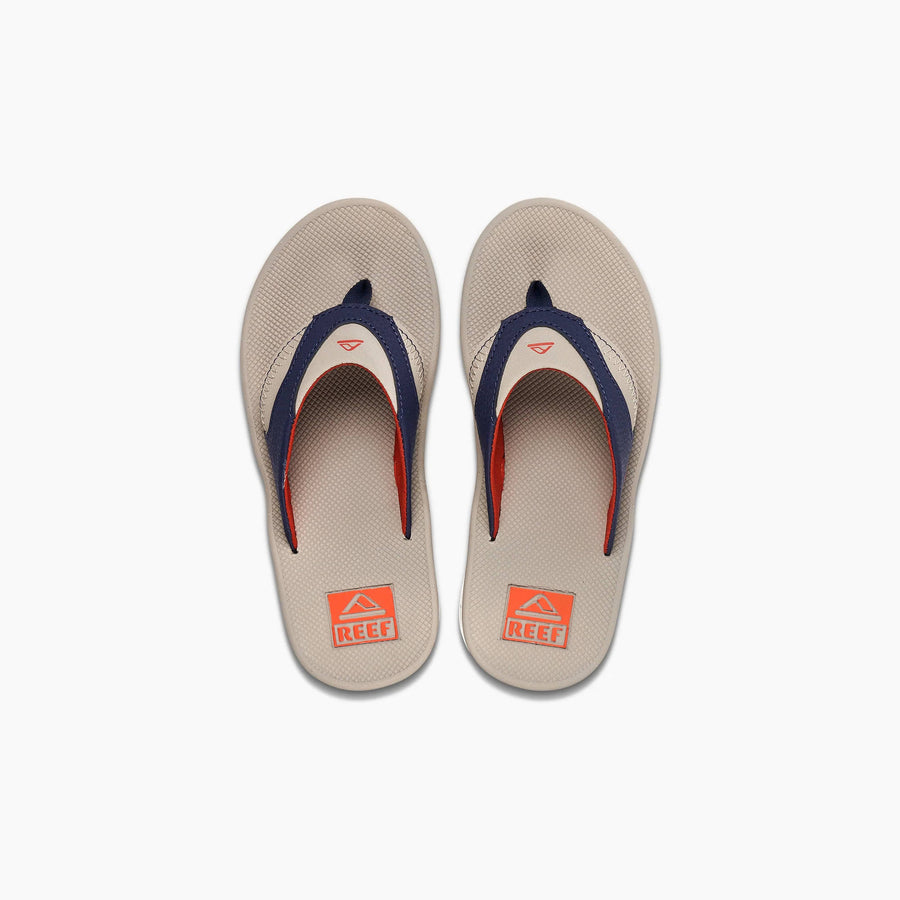 REEF Kids Fanning Sandal-Taupe/Navy