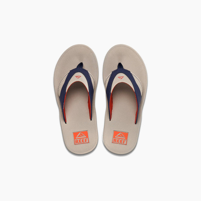 Reef Kids Fanning Sandal-Taupe/Navy