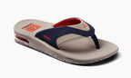 REEF Kids Fanning Sandal-Taupe/Navy