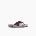 REEF Kids Fanning Sandal-Taupe/Navy