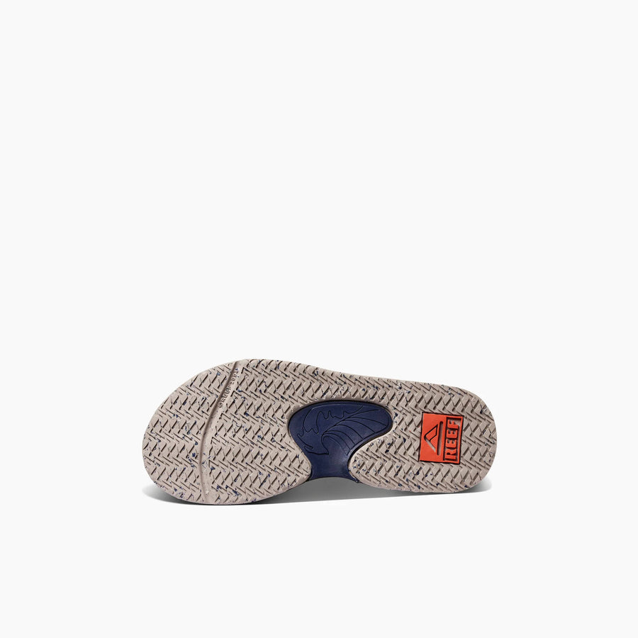 REEF Kids Fanning Sandal-Taupe/Navy