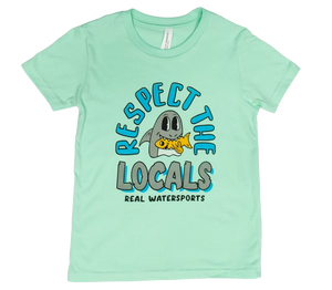 REAL Youth Respect The Locals Tee-Mint