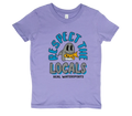 REAL Youth Respect The Locals Tee-Dark Lavender