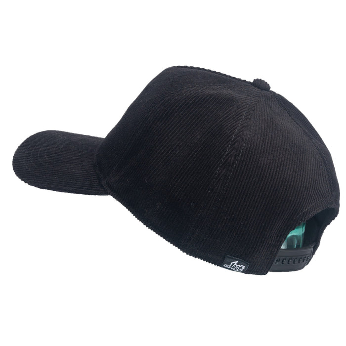 Lost Winged Corduroy Hat-Black