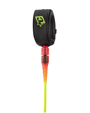 Creatures Grom Lite Leash-Lime Pink Black-5'