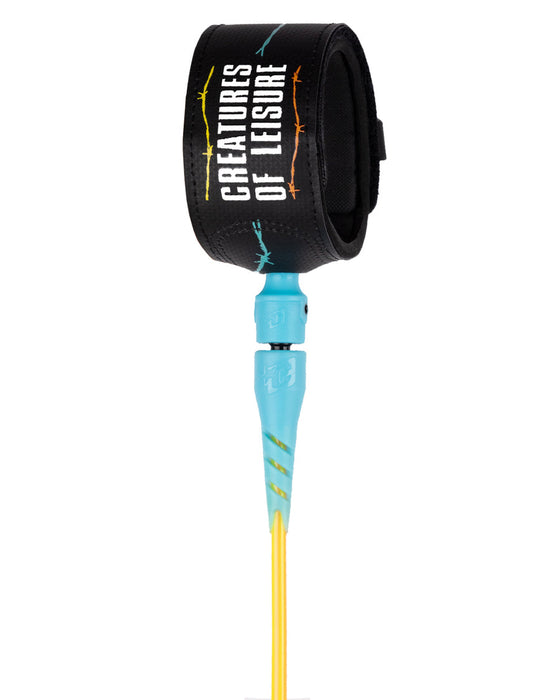 Creatures Lite Superlite Grom Leash-Black Multi-5'0"