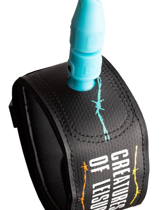 Creatures Lite Superlite Grom Leash-Black Multi-5'0"