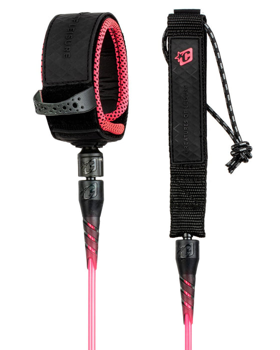 Creatures Reliance Lite Leash-Pink Black-6'