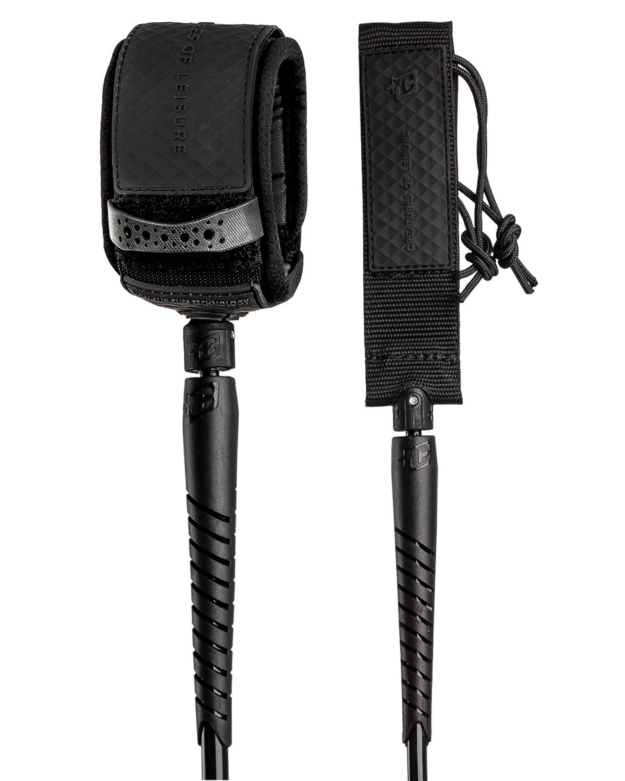 Creatures Reliance Outer Reef Leash-Black Black-12'0"