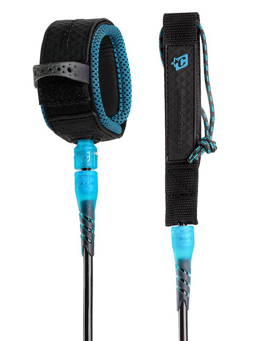 Creatures Pro Leash-Black Cyan-7'0"