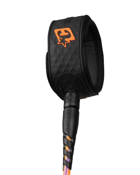 Creatures Reliance 2.0 Medium Duty Leash-Hi-Vis Purple Twist Black-6'0"