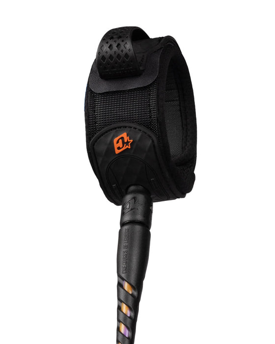 Creatures Reliance 2.0 Lite Duty Leash-Hi-Vis Purple Twist Black-5'0"