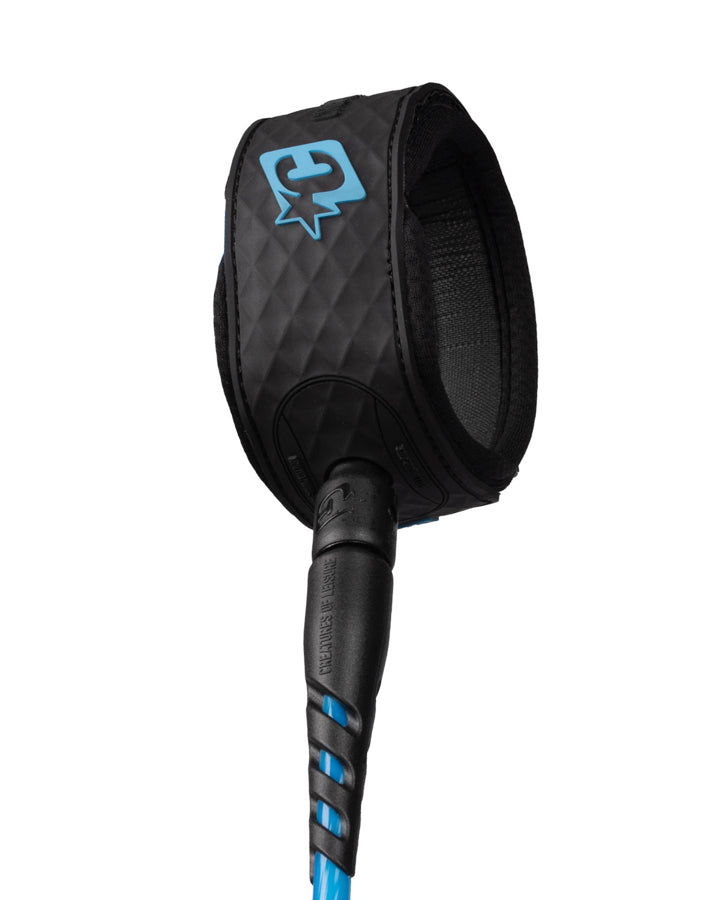Creatures Reliance 2.0 Medium Duty Leash-Cyan Twist Black-6'0"