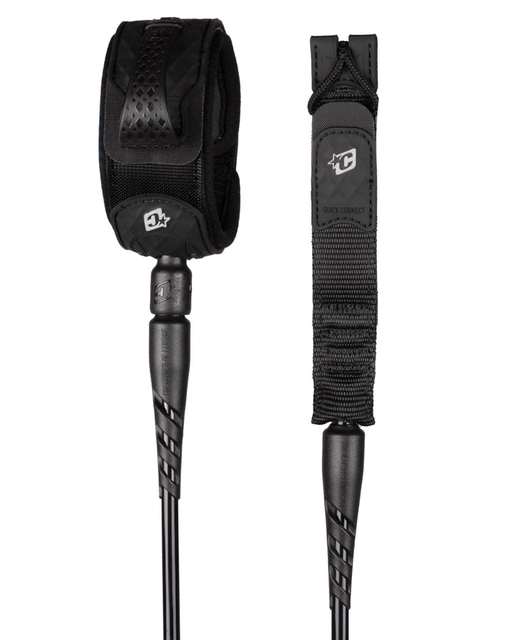 Creatures Reliance 2.0 Medium Duty Leash-Black Silver-6'0"