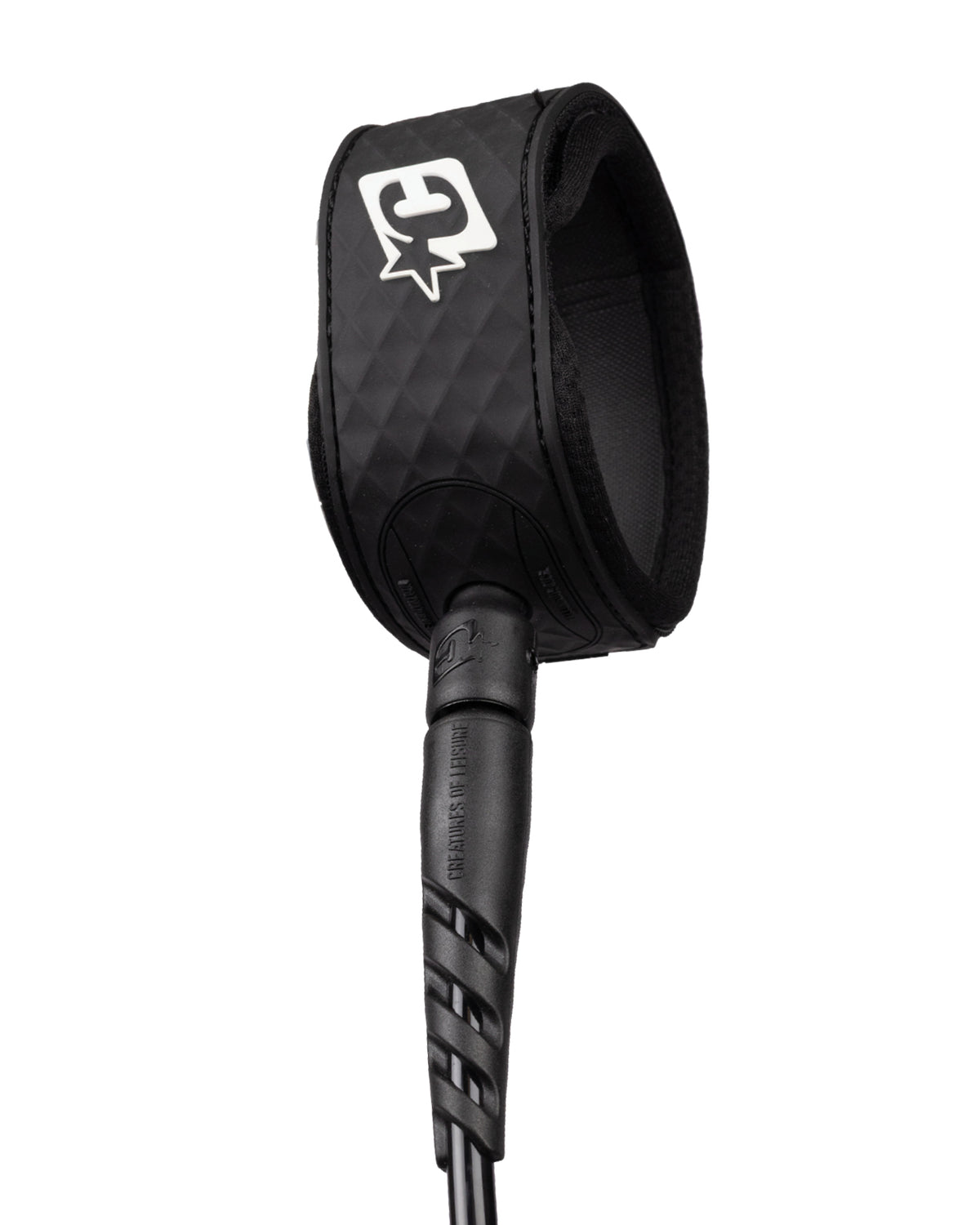 Creatures Reliance 2.0 Standard Duty Slim Leash-Black/White-6