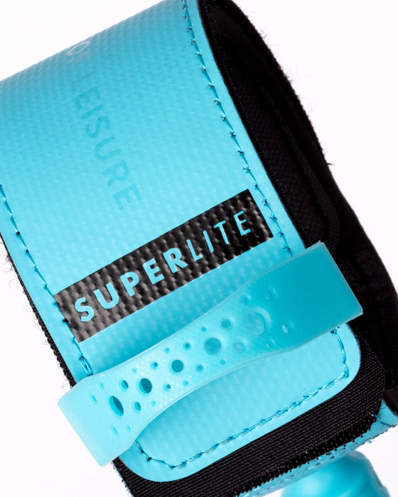 Creatures Comp Superlite Leash-Fluro Blue Speckle-6'0"
