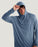 Free Fly Bamboo Lightweight Hooded L/S Shirt-Pacific Blue
