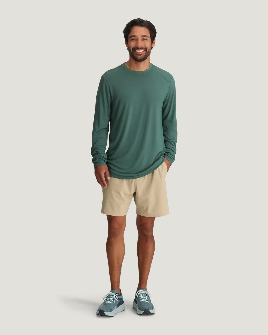 Free Fly Bamboo Lightweight Sun Shirt-Sea Pine