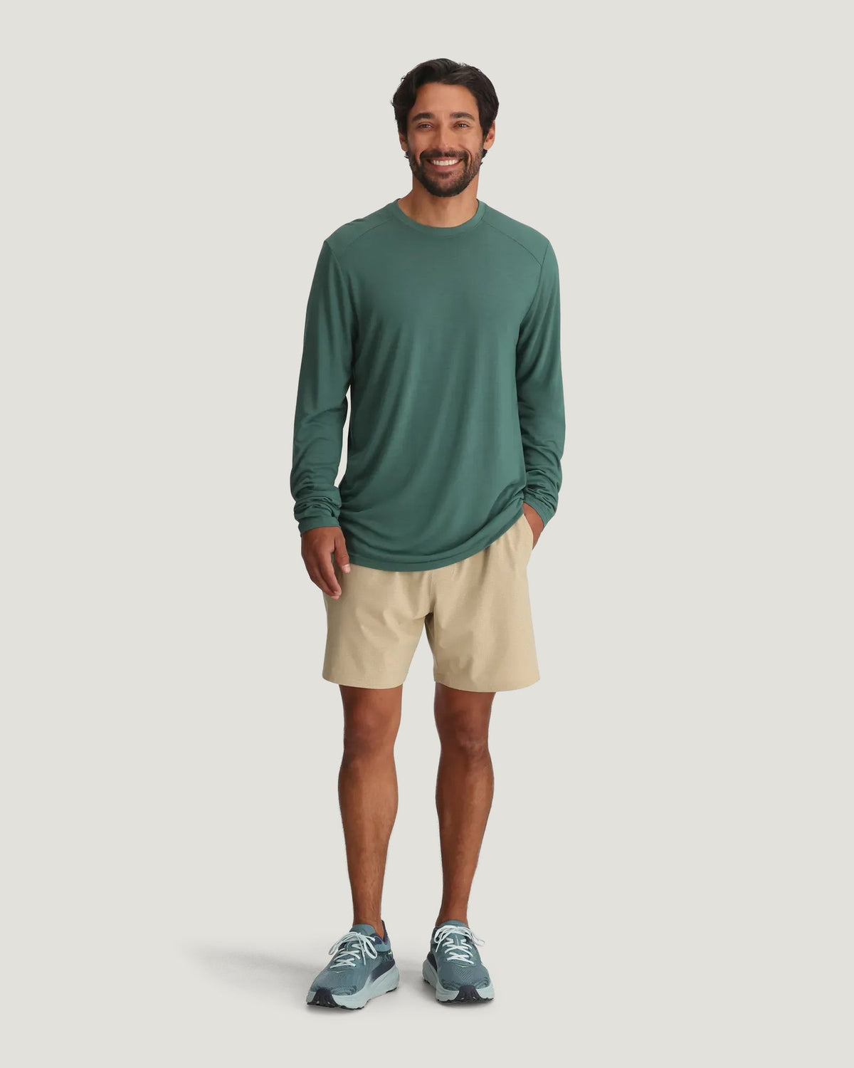Free Fly Bamboo Lightweight Sun Shirt-Sea Pine