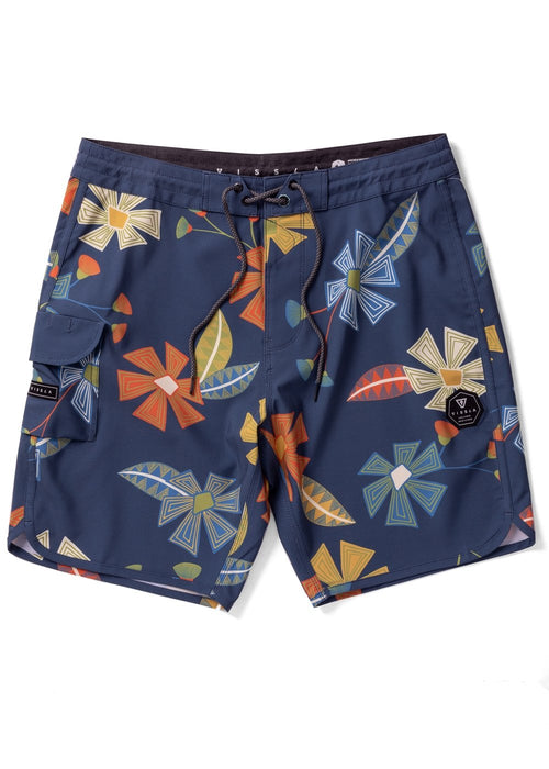 Vissla Tribal Tropics Boardshorts-Dark Denim — REAL Watersports