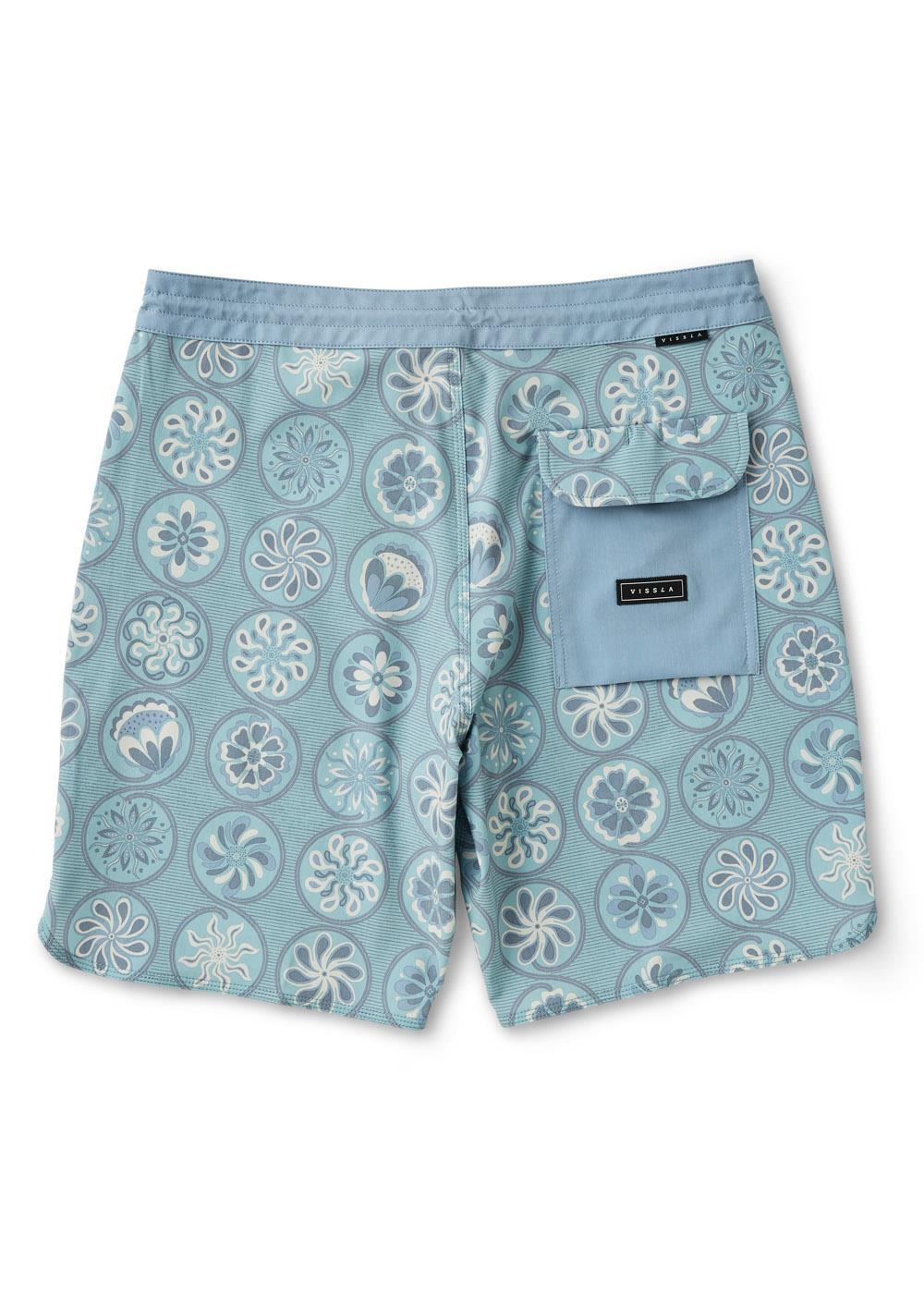 Vissla Sun Medallions 18.5" Boardshorts-Smokey Jade