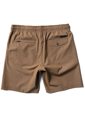 Vissla Hemp No See Ums Eco 18" Elastic Shorts-Rubber