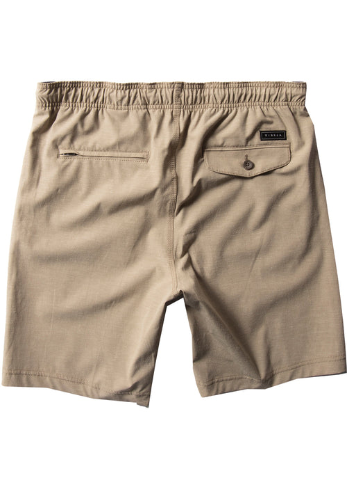 Vissla Hemp No See Ums Eco 18" Elastic Shorts-Khaki