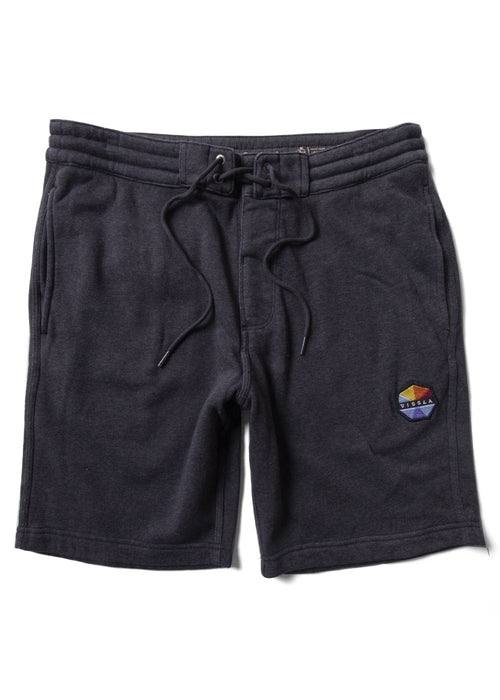 Vissla Solid Sets Eco 18.5" Sofa Surfer Shorts-Black Heather