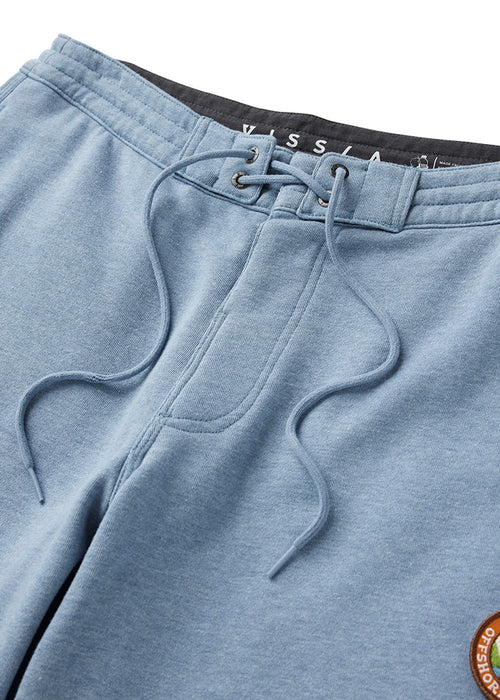 Vissla Solid Sets Eco 18.5" Sofa Surfer Shorts-Harbor Blue