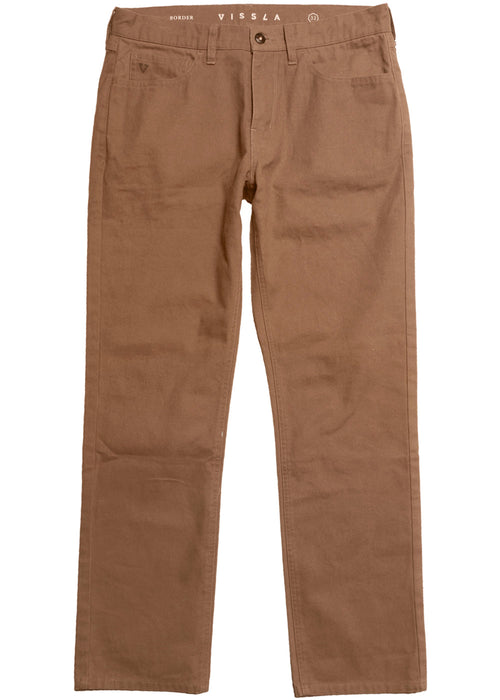 Vissla Border Canvas Pants-Kangaroo