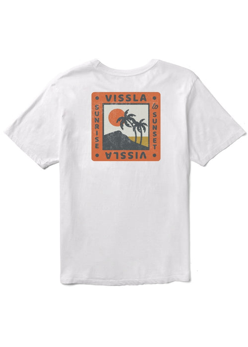 Vissla Sunrise Organic Tee-White