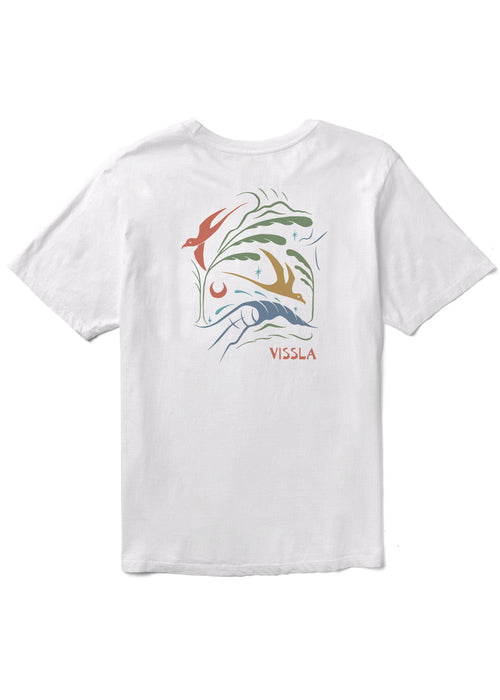 Vissla Miyashiro Swell Seekers Organic Tee-White