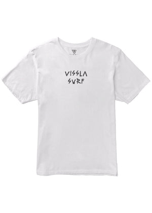 Vissla Burnt Up Organic Tee-White— Alternate View