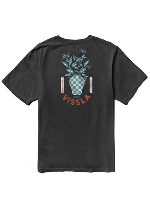 Vissla Floravisions Organic Tee-Phantom